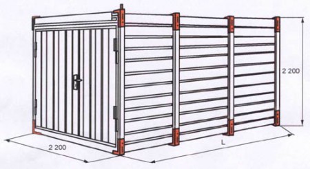Materialcontainern Beschreibung